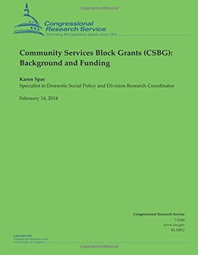 portada Community Services Block Grants (CSBG): Background and Funding