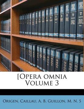 portada [Opera omnia Volume 3 (in Latin)