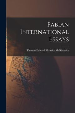 portada Fabian International Essays (in English)