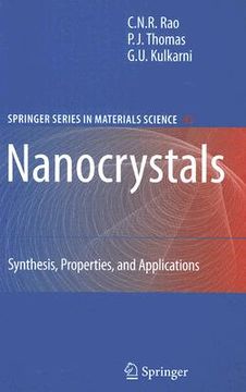 portada nanocrystals: synthesis, properties and applications (en Inglés)