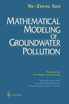 portada Mathematical Modeling of Groundwater Pollution (en Inglés)