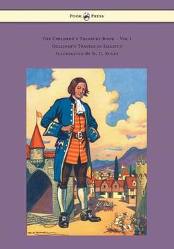 portada The Children'S Treasure Book - vol i - Gulliver'S Travels in Lilliput - Illustrated by d. C. Eules (in English)