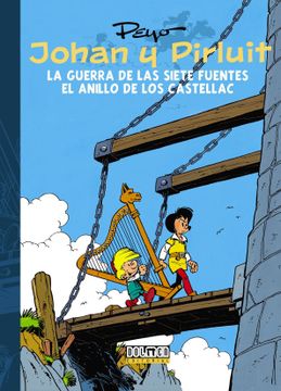 portada Johan y Pirluit 04: La Guerra de las Siete Fuentes y el Anillo de los Castellac (in Spanish)