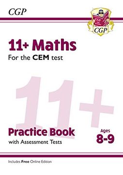 portada New 11+ cem Maths Practice Book & Assessment Tests - Ages 8-9 (en Inglés)