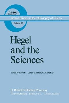 portada Hegel and the Sciences (en Inglés)