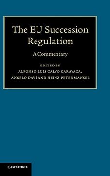 portada The eu Succession Regulation: A Commentary (in English)