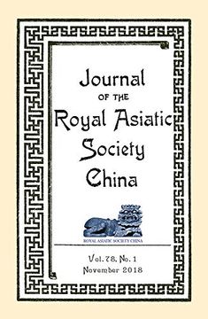 portada Journal of the Royal Asiatic Society China Vol. 78 No. 1 (en Inglés)