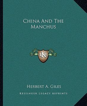 portada china and the manchus (in English)