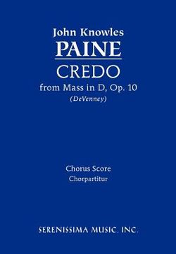 portada Credo from Mass in D, Op.10: Chorus score (en Latin)