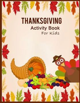 portada Thanksgiving Activity book for kids (en Inglés)
