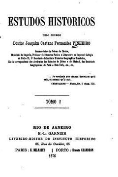portada Estudos históricos - Tomo I (en Portugués)