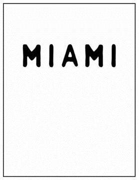 portada Miami: Black and white Decorative Book - Perfect for Coffee Tables, End Tables, Bookshelves, Interior Design & Home Staging A (en Inglés)