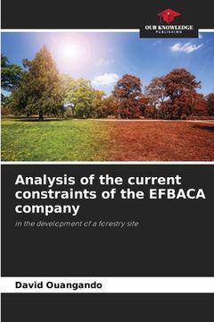 portada Analysis of the current constraints of the EFBACA company (in English)