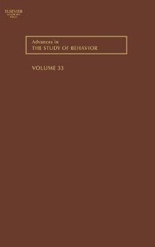 portada Advances in the Study of Behavior (in English)