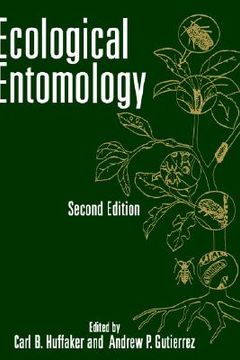 portada ecological entomology