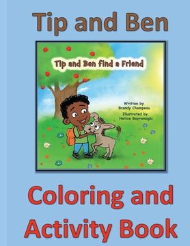 portada Tip and Ben Find a Friend Coloring and Activity Book (en Inglés)