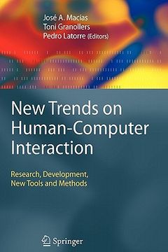 portada new trends on human-computer interaction: research, development, new tools and methods (in English)