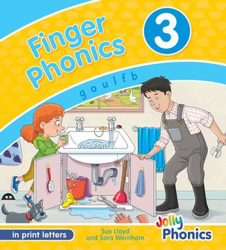 portada Finger Phonics Book 3: In Print Letters (American English Edition) (en Inglés)