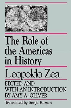 portada the role of the americas in history: by leopoldo zea