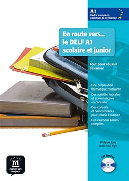 portada En Route Vers. Le Delf a1 Scolaire et Junior. Buch mit Audio-Cd (en Francés)