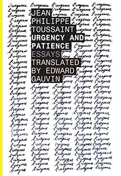 portada Urgency and Patience (Belgian Literature) (in English)