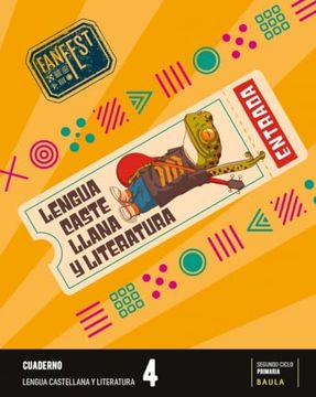 portada Cuaderno Lengua Castellana y Literatura 4º Primaria Fanfest