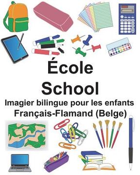 portada Français-Flamand (Belge) École/School Imagier bilingue pour les enfants (en Francés)