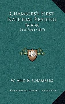 portada chambers's first national reading book: step first (1867) (in English)