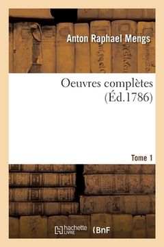 portada Oeuvres Complètes. Tome 1 (en Francés)