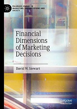 portada Financial Dimensions of Marketing Decisions (Palgrave Studies in Marketing, Organizations and Society) (en Inglés)