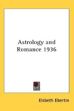portada astrology and romance 1936 (en Inglés)