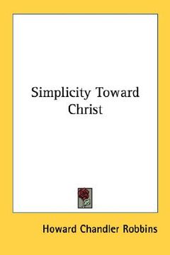 portada simplicity toward christ (in English)