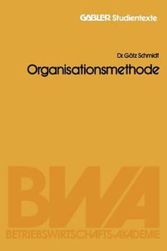 portada Organisationsmethode (en Alemán)