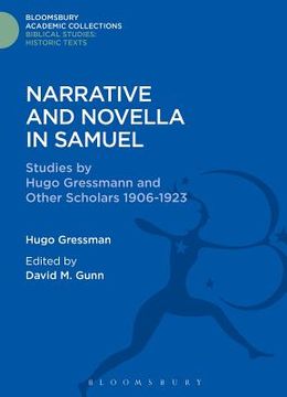 portada Narrative and Novella in Samuel: Studies by Hugo Gressmann and Other Scholars 1906-1923