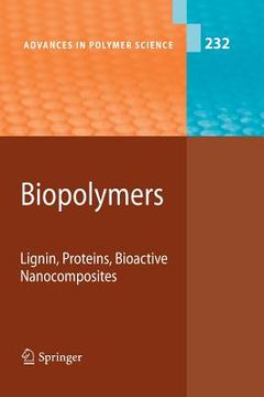 portada biopolymers: lignin, proteins, bioactive nanocomposites (en Inglés)