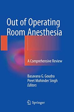 portada Out of Operating Room Anesthesia: A Comprehensive Review (in English)