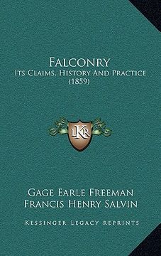 portada falconry: its claims, history and practice (1859) (en Inglés)