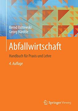 portada Abfallwirtschaft: Handbuch für Praxis und Lehre (en Alemán)