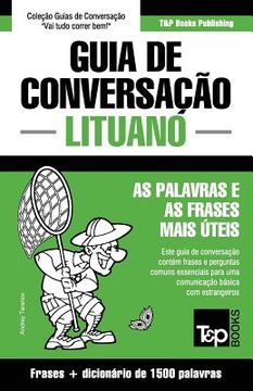 portada Guia de Conversação Português-Lituano e dicionário conciso 1500 palavras (en Portugués)