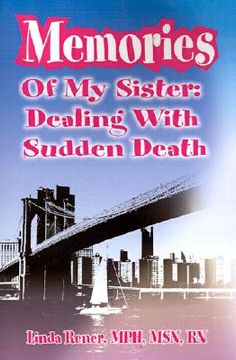 portada memories of my sister: dealing with sudden death (en Inglés)