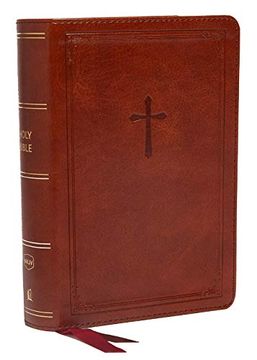 portada Nkjv, End-Of-Verse Reference Bible, Compact, Leathersoft, Brown, red Letter, Comfort Print: Holy Bible, new King James Version (en Inglés)