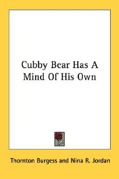 portada cubby bear has a mind of his own (en Inglés)
