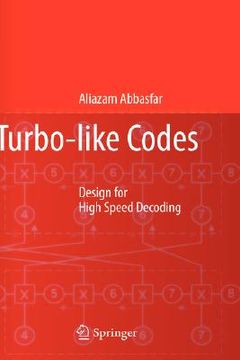 portada turbo-like codes: design for high speed decoding (en Inglés)