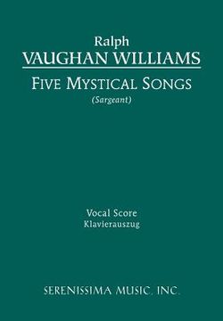 portada five mystical songs - vocal score (in English)