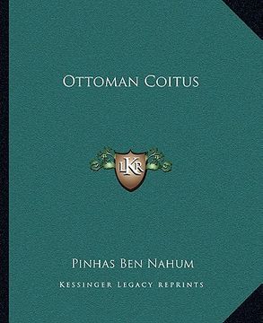 portada ottoman coitus (en Inglés)