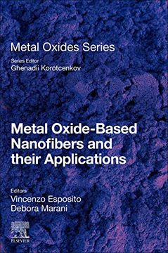 portada Metal Oxide-Based Nanofibers and Their Applications (Metal Oxides) (en Inglés)