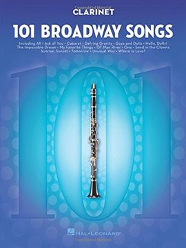 portada 101 Broadway Songs for Clarinet