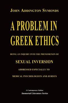 portada A Problem in Greek Ethics - (Annotated) (in English)