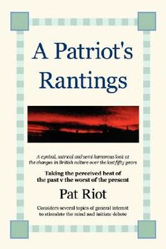 portada a patriot's rantings (en Inglés)