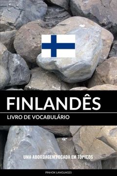 portada Livro de Vocabulário Finlandês: Uma Abordagem Focada Em Tópicos
